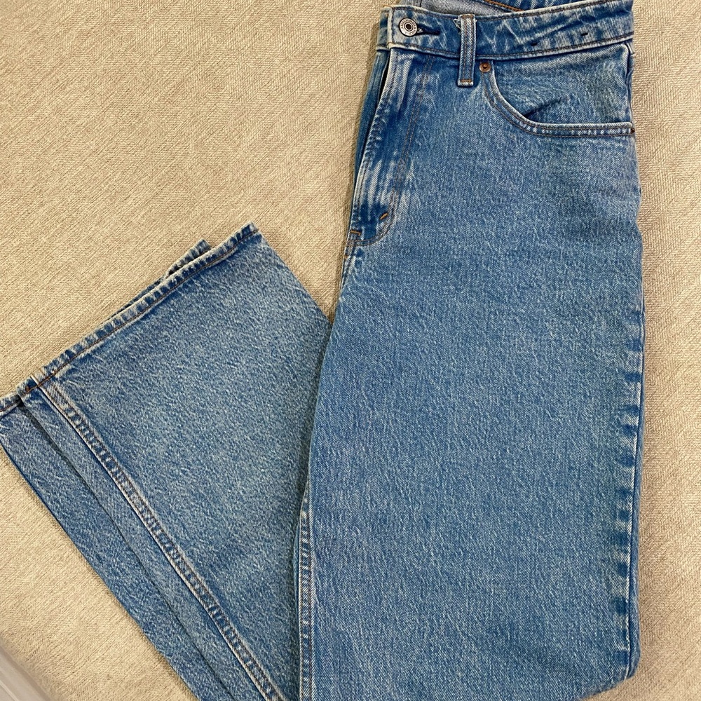 Abercrombie & Fitch Light Blue High Rise Jeans Curve Love